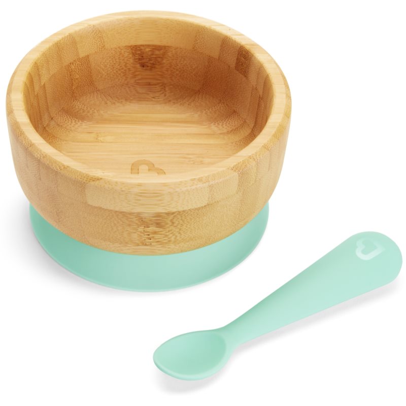 Munchkin Bambou Suction Bowl & Spoon etetőkészlet gyermekeknek 6 m+ 1 db-Ár