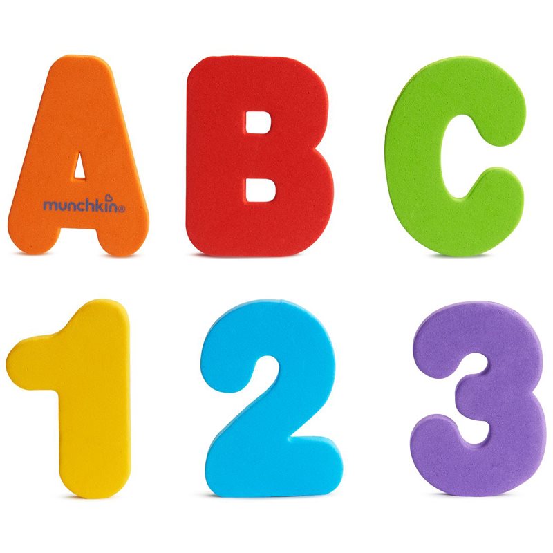 Munchkin Bath Learn Letters & Numbers Fürdőjátékok 18 m+ 36 db-Ár
