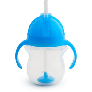 Munchkin Click Lock™ Tip & Sip bögre szívószállal nehezékkel Blue 6 m+ 207 ml-Ár