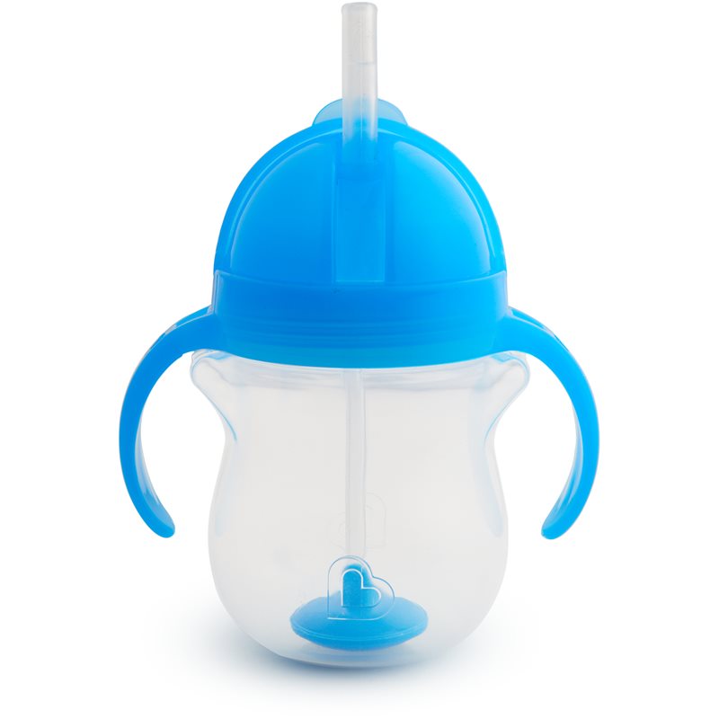 Munchkin Click Lock™ Tip & Sip bögre szívószállal nehezékkel Blue 6 m+ 207 ml-Ár