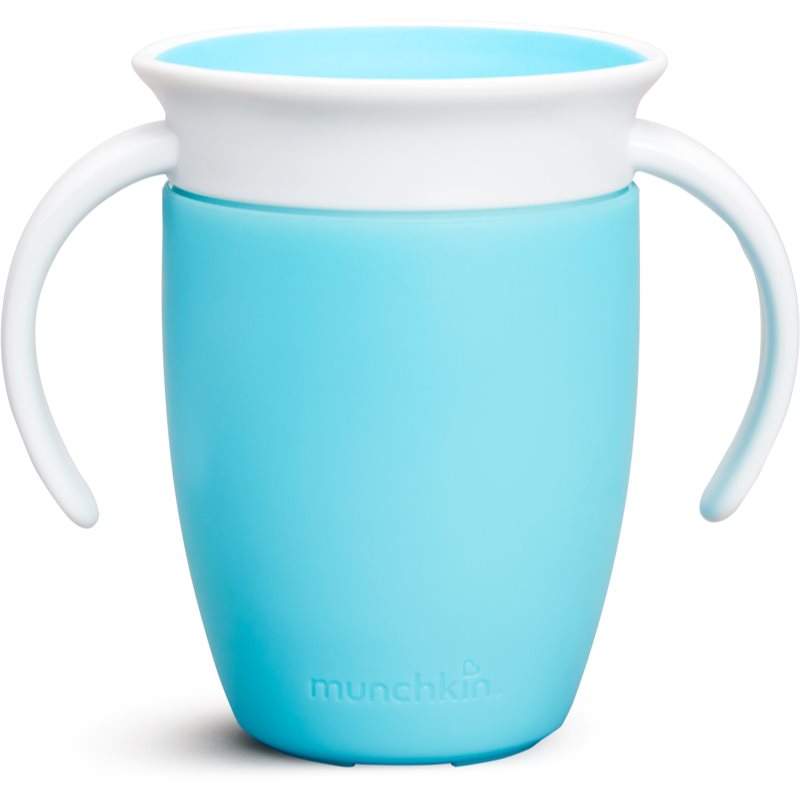 Munchkin Miracle 360° gyakorlóbögre fogantyúval Blue 6 m+ 207 ml-Ár