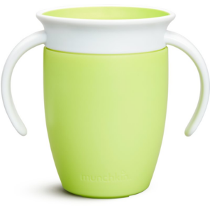 Munchkin Miracle 360° gyakorlóbögre fogantyúval Green 6 m+ 207 ml-Ár