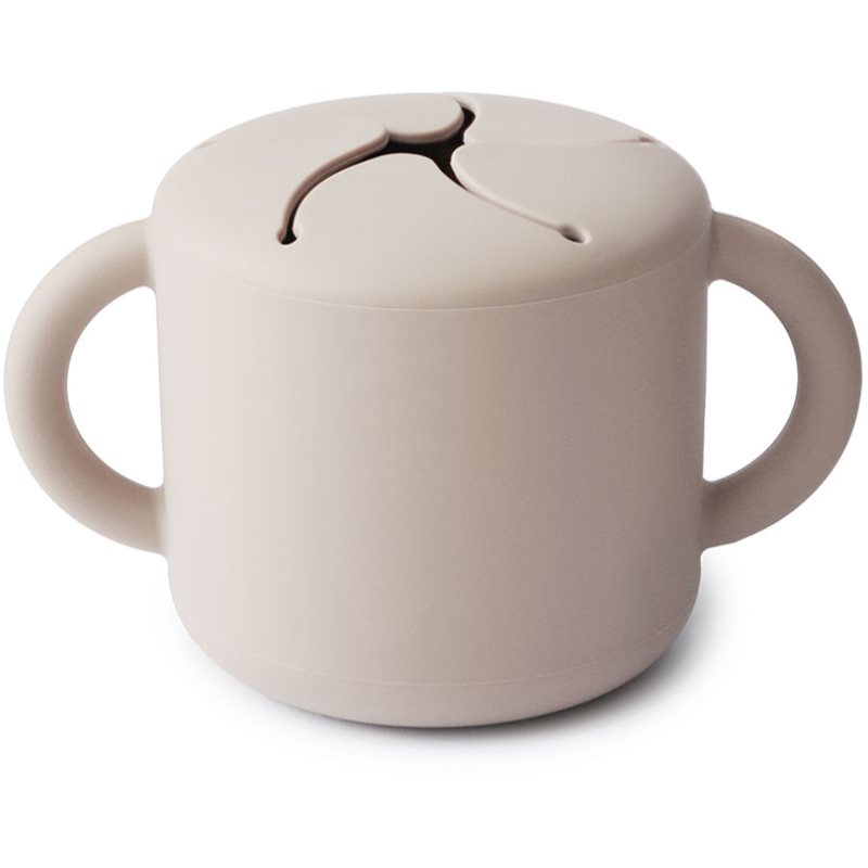 Mushie Baby Snack Cup bögre nassolnivaló Ivory 1 db