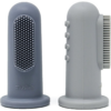 Mushie Finger Toothbrush ujjra húzható fogkefe gyermekeknek Tradewinds/Stone 2 db-ár