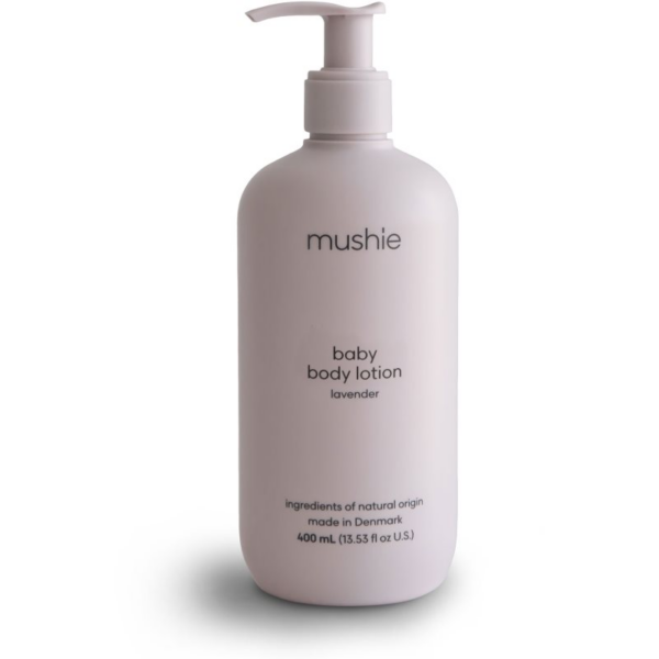 Mushie Organic Baby hidratáló testápoló gyerekeknek és újszülötteknek Lavender 400 ml