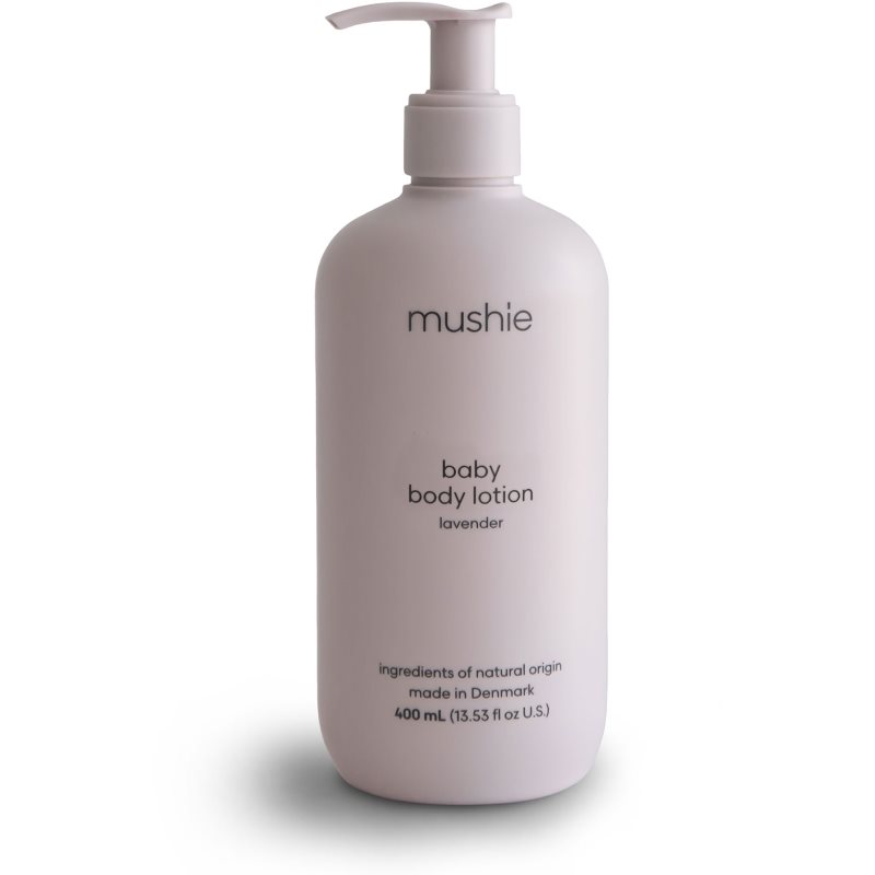 Mushie Organic Baby hidratáló testápoló gyerekeknek és újszülötteknek Lavender 400 ml