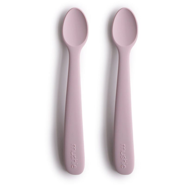 Mushie Silicone Feeding Spoons kiskanál Soft Lilac 2 db-ár