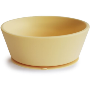 Mushie Silicone Suction Bowl szilikon tálka tapadókoronggal Daffodil 1 db-ár