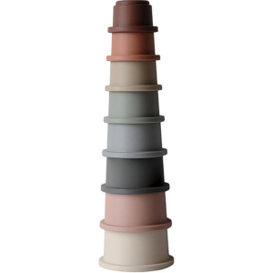 Mushie Stacking Cups Toy játék 3 az 1-ben Original 8 db-ár