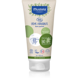 Mustela BIO Hydrating Cream with Olive Oil hidratáló krém arcra és testre gyermekeknek születéstől kezdődően 150 ml-Ár