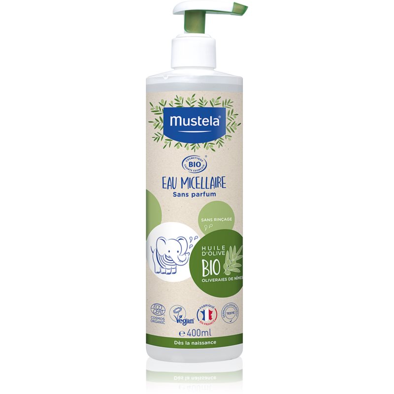 Mustela BIO micellás víz gyermekeknek születéstől kezdődően 400 ml-Ár