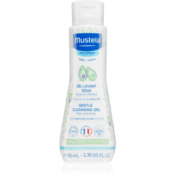 Mustela Bébé Bain tisztító test és haj gél gyermekeknek 100 ml