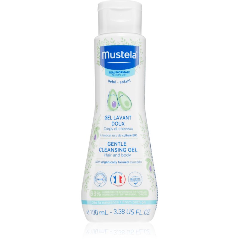 Mustela Bébé Bain tisztító test és haj gél gyermekeknek 100 ml