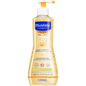 Mustela Bébé Dry Skin tisztító olaj gyermekeknek születéstől kezdődően 500 ml-Ár