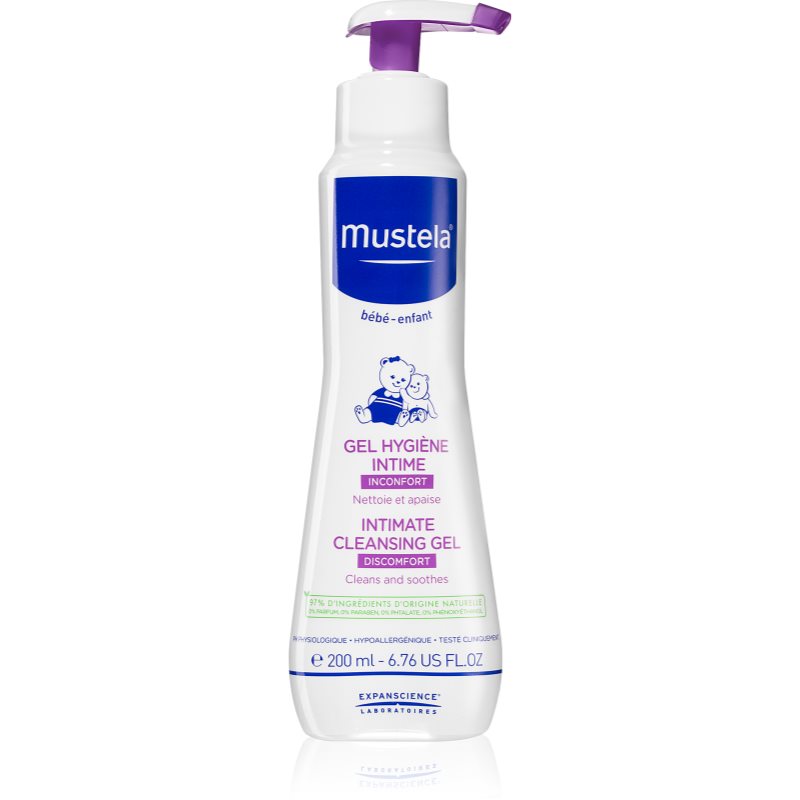 Mustela Bébé Nyugtató intim mosakodó gyermekeknek 200 ml-Eredeti