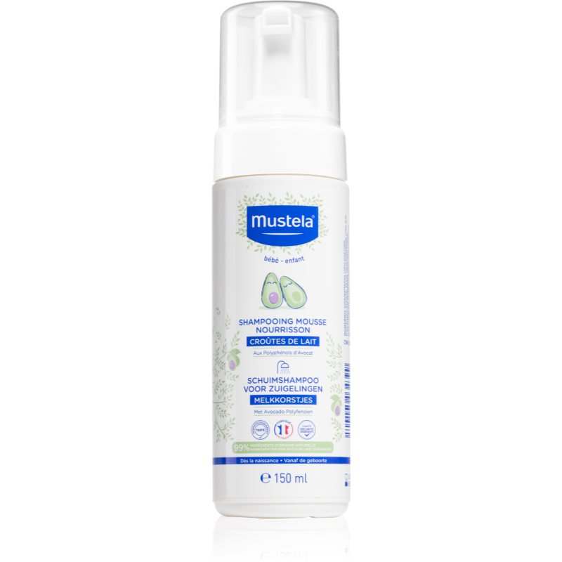 Mustela Bébé habsampon gyermekeknek születéstől kezdődően 150 ml-Eredeti