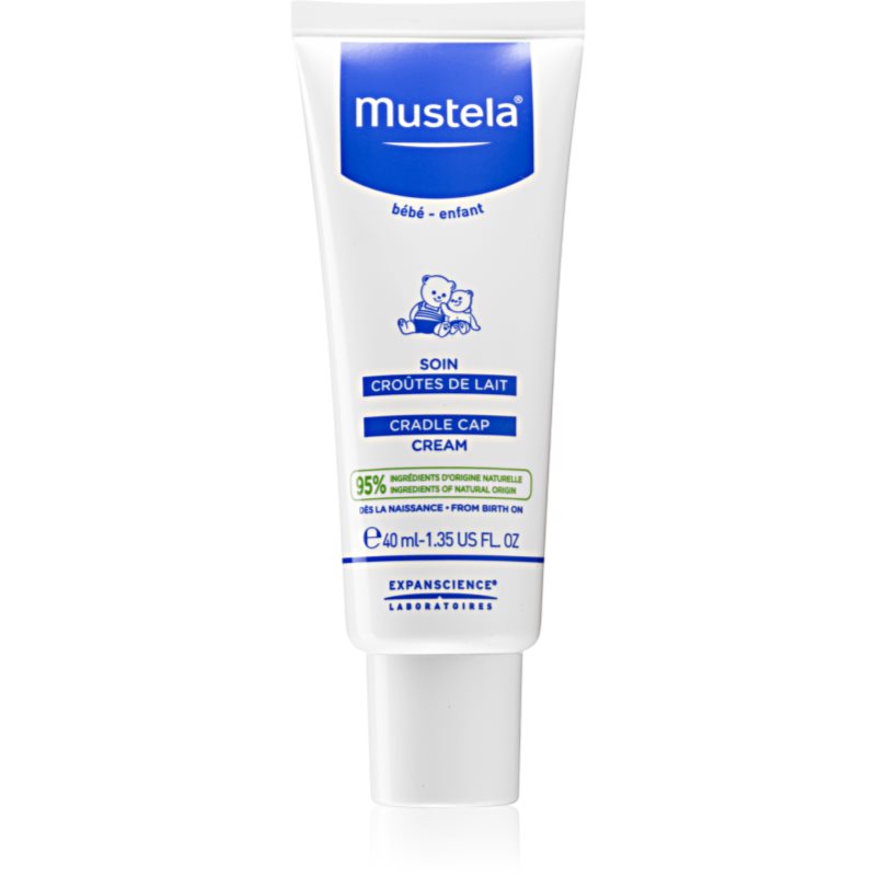 Mustela Bébé krém gyermekeknek a hajban lévő elhalt bőrre 40 ml-Eredeti