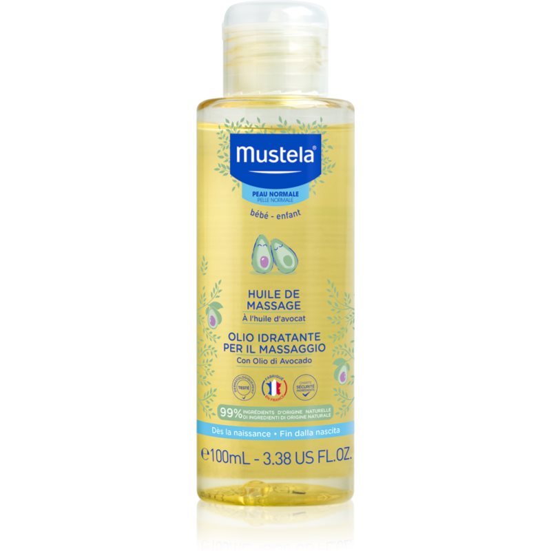 Mustela Bébé test és masszázsolaj gyermekeknek születéstől kezdődően 100 ml-Ár