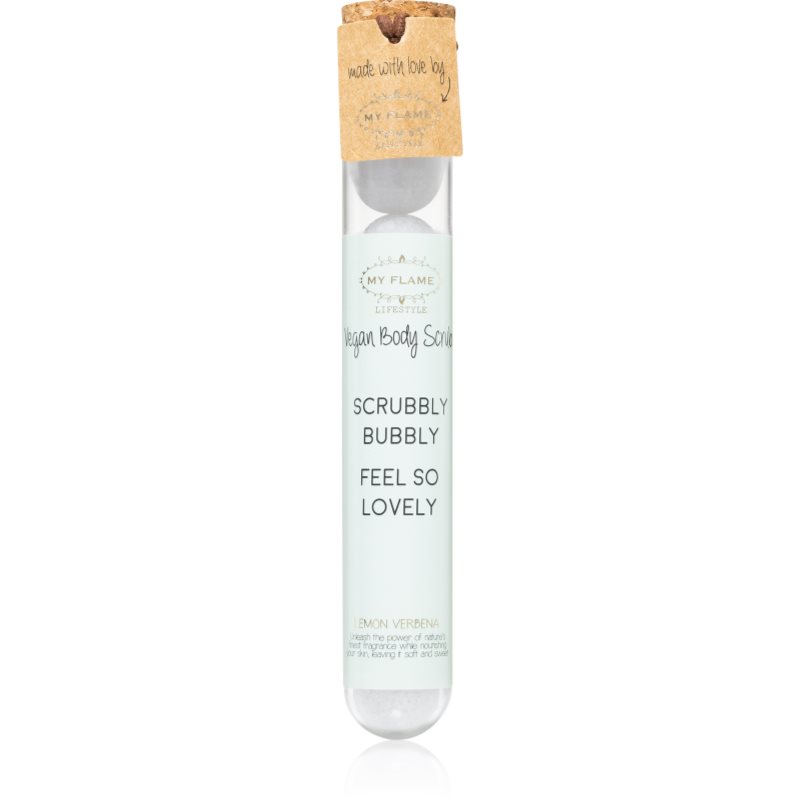 My Flame Lemon Verbena Scrubbly Bubbly Feel So Lovely tisztító testpeeling 7x0