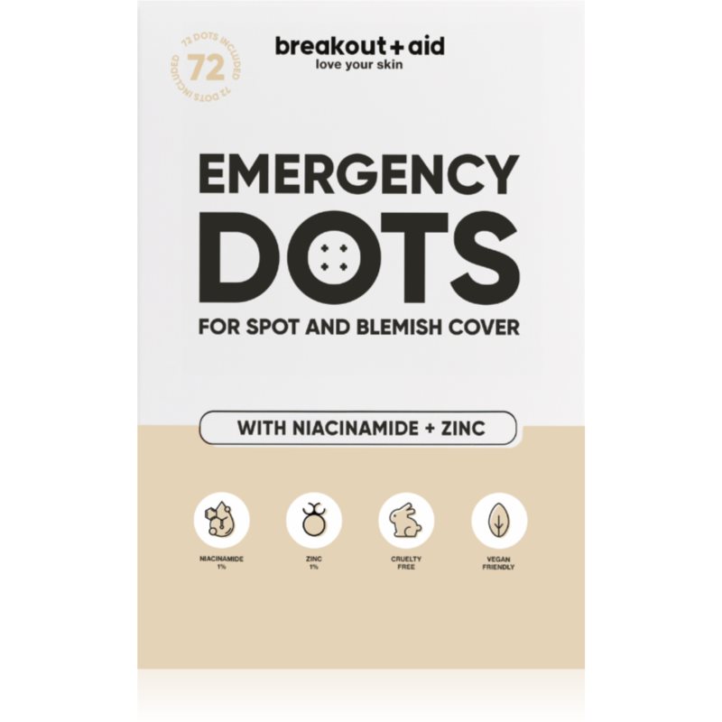 My White Secret Breakout + Aid Emergency Dots helyi ápolás pattanásos bőrre niacinamiddal és cinkkel 72 db-Ár