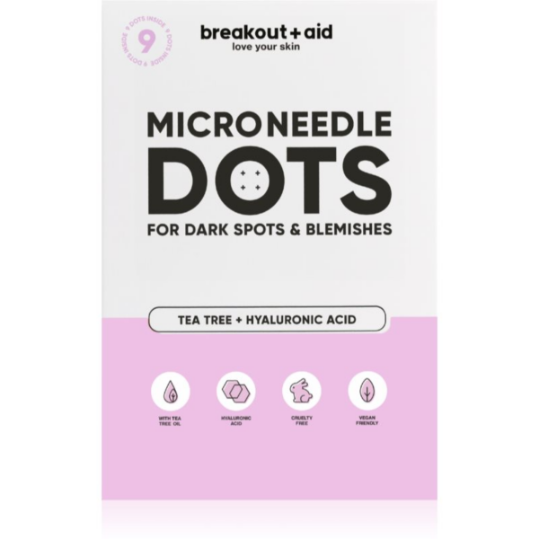 My White Secret Breakout + Aid Microneedle Dots helyi ápolás mikrotűkkel a pattanások utáni sötét foltokra 9 db-Ár