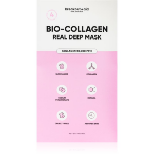 My White Secret Breakout+aid Bio-collagen real deep mask éjszakai maszk kollagénnel 4 db