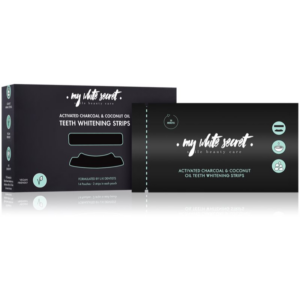 My White Secret Charcoal and Coconut Oil fogfehérítő szalag a fogakra 14 db-Eredeti