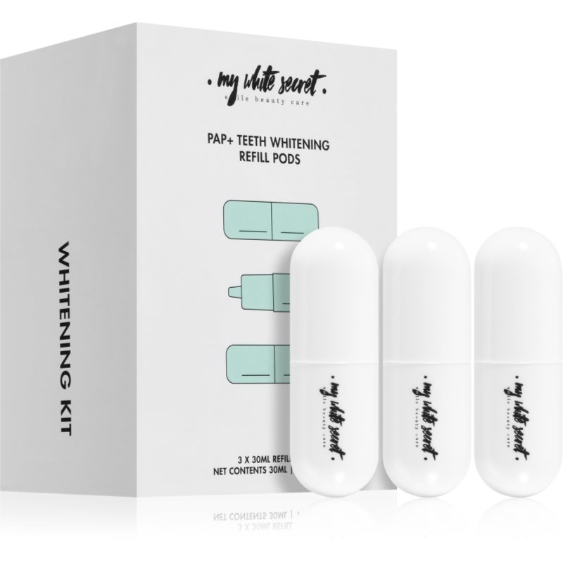 My White Secret PAP+ Teeth Whitening Refill Pods fehérítő aktiváló gél utántöltő 3x10 ml-Ár