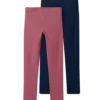 NAME IT Leggings 'Vivian'  sötétkék / fáradt rózsaszín-Hungary