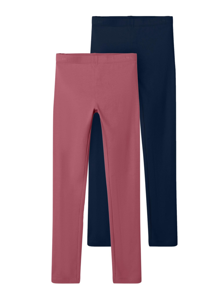 NAME IT Leggings 'Vivian'  sötétkék / fáradt rózsaszín-Hungary