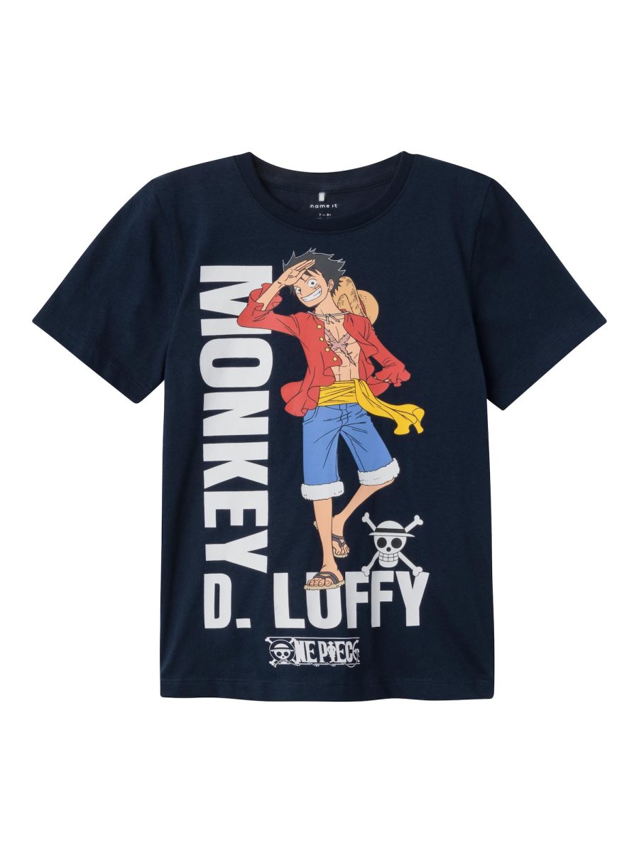 NAME IT Póló 'NKMNate Onepiece'  világoskék / sötétkék / pasztellpiros / fehér-Ár