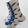 NASA 3-Pack Blue/Grey/White Full-Length Socks