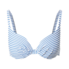 NATURANA Bikini felső  kék / fehér-Hungary