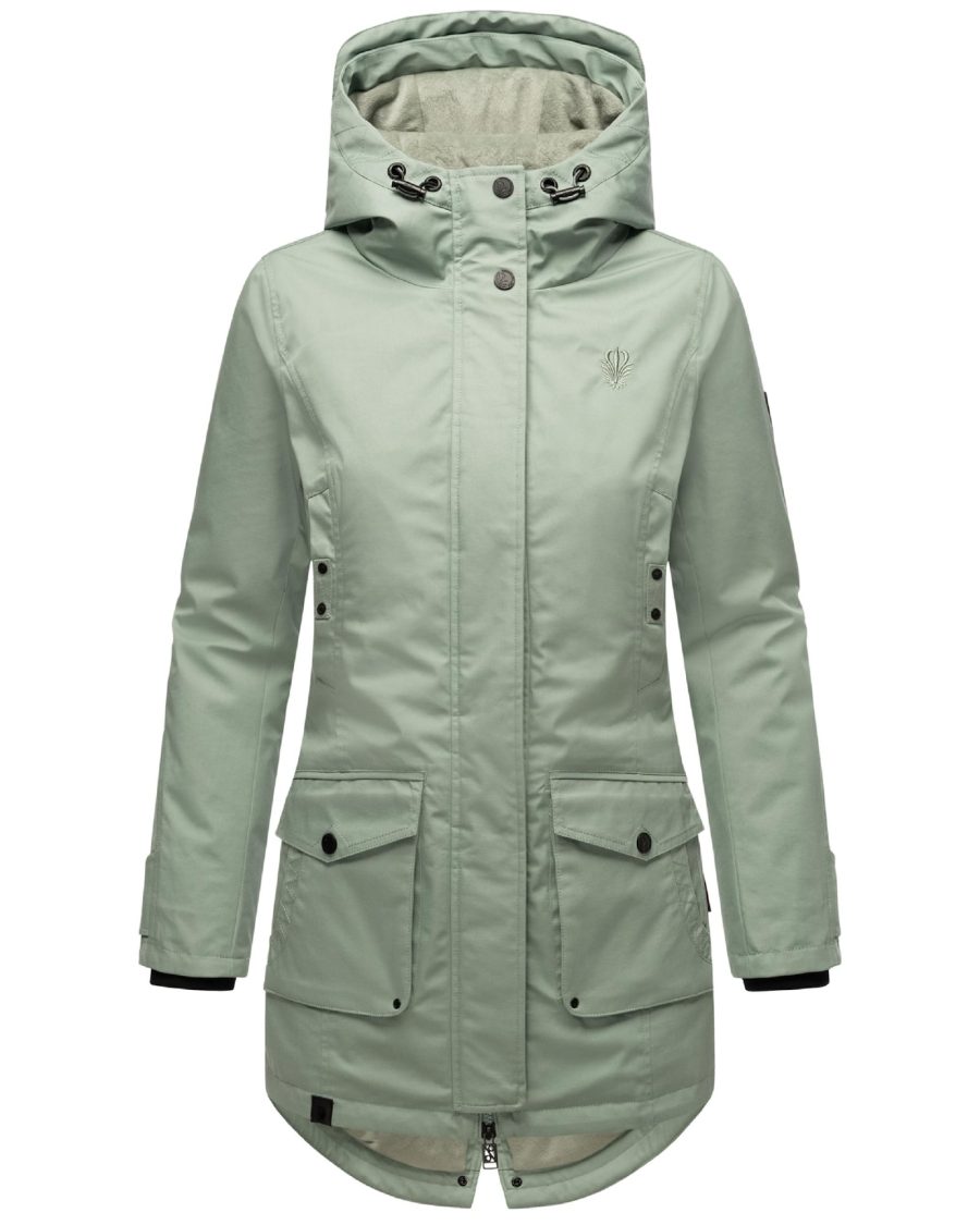 NAVAHOO Átmeneti parka 'Brinjaa'  menta-Ár