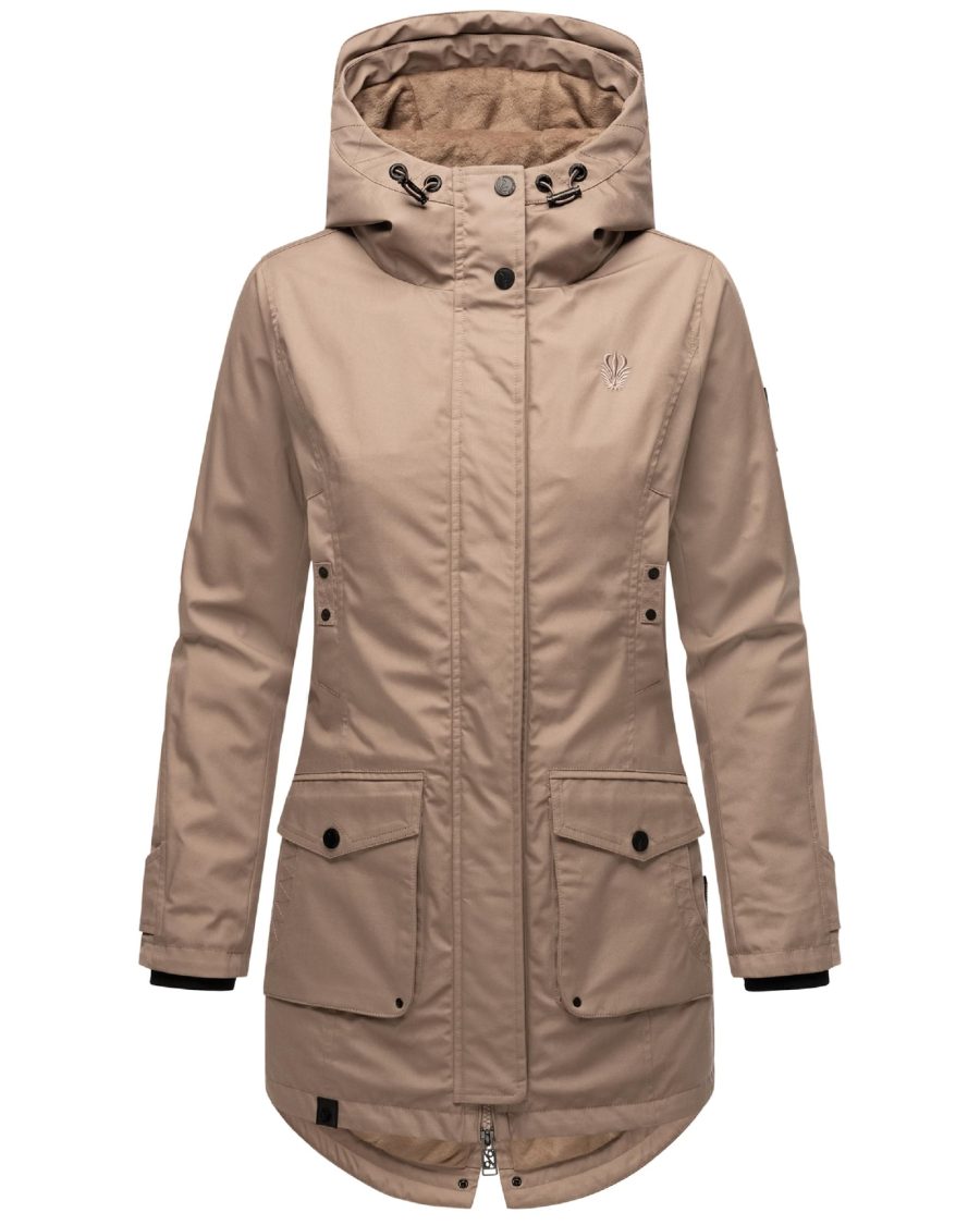 NAVAHOO Átmeneti parka 'Brinjaa'  taupe-Ár