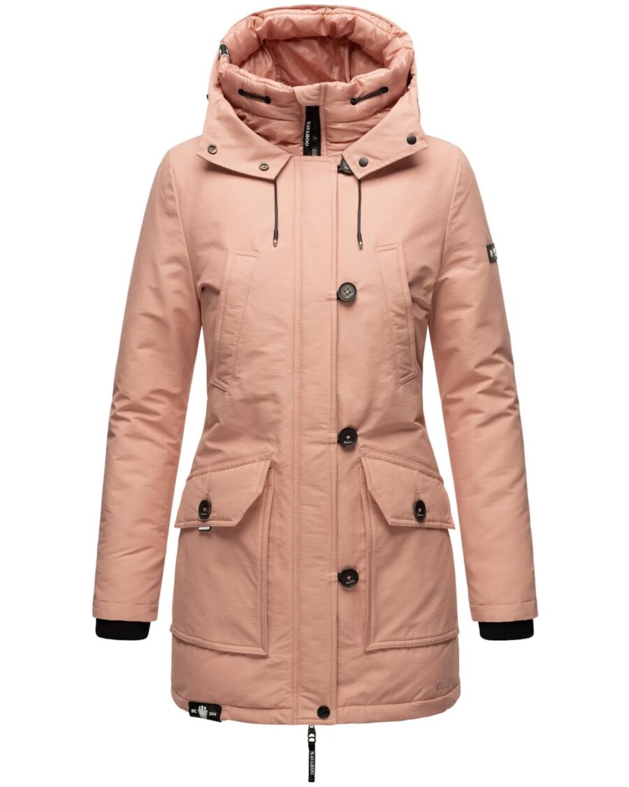 NAVAHOO Téli parka 'Freeze Storm'  gesztenyebarna / rózsa-hu