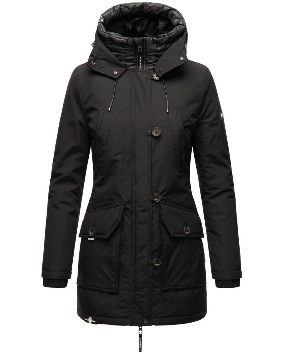 NAVAHOO Téli parka 'Freeze stoorm'  fekete-hu