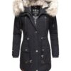 NAVAHOO Téli parka 'Honigfee'  éjkék