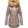 NAVAHOO Téli parka 'La Viva'  greige-hu