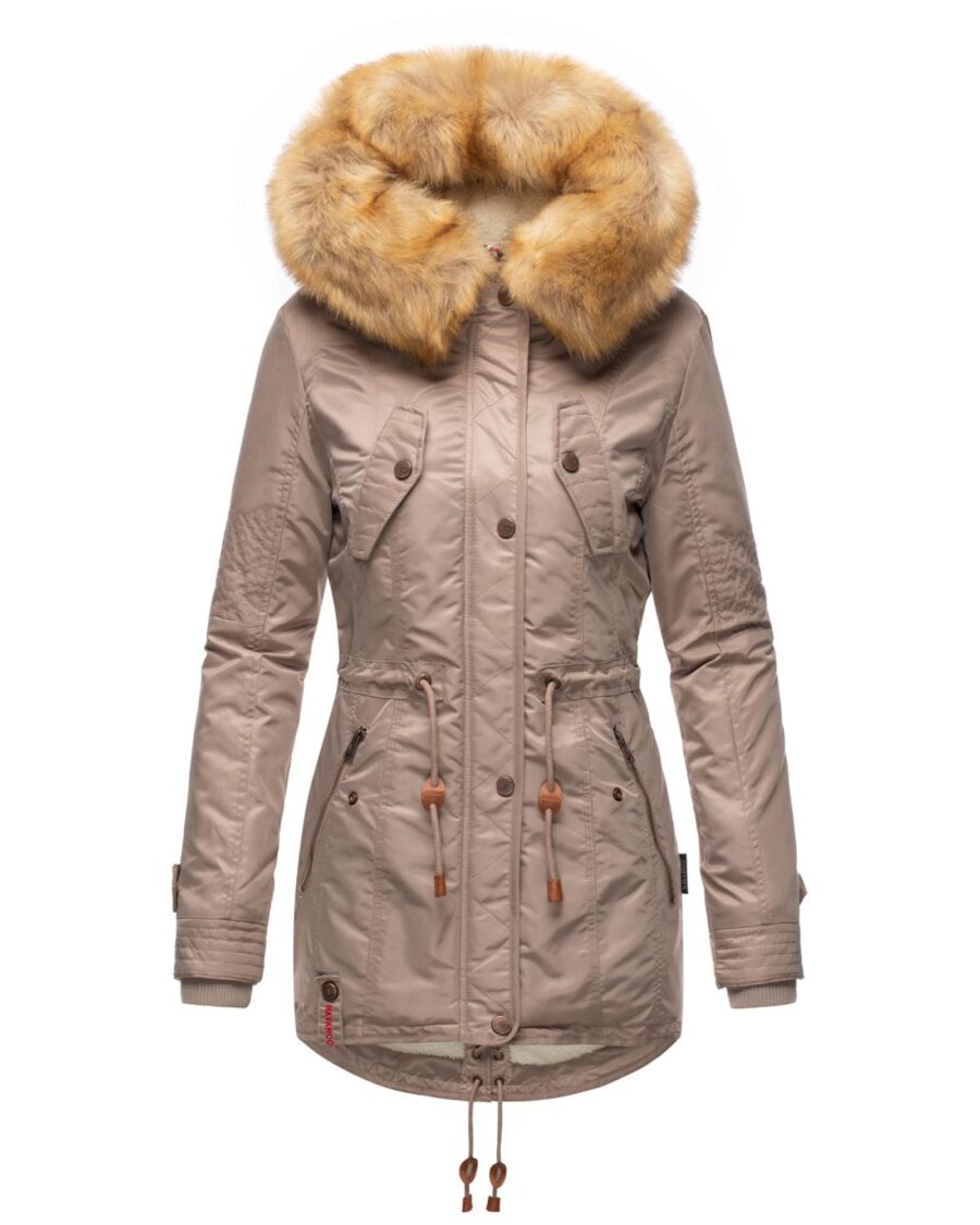 NAVAHOO Téli parka 'La Viva'  greige-hu