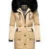 NAVAHOO Téli parka 'Luluna'  bézs / fekete-hu