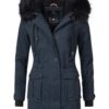 NAVAHOO Téli parka 'Luluna'  éjkék