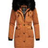 NAVAHOO Téli parka 'Luluna'  konyak / fekete-Hungary