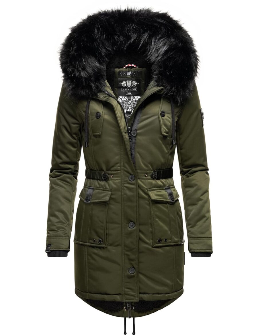 NAVAHOO Téli parka 'Luluna'  olíva-hu