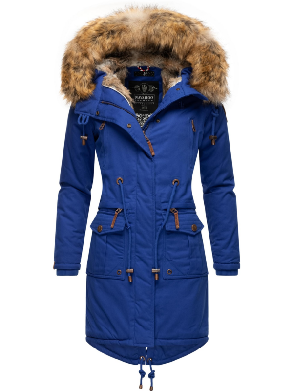 NAVAHOO Téli parka 'Rosinchen'  indigó / karamell-Hungary