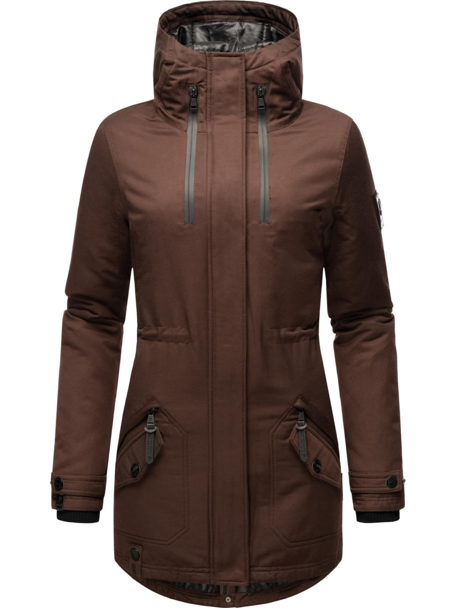 NAVAHOO Téli parka  barna / szürke-Hungary