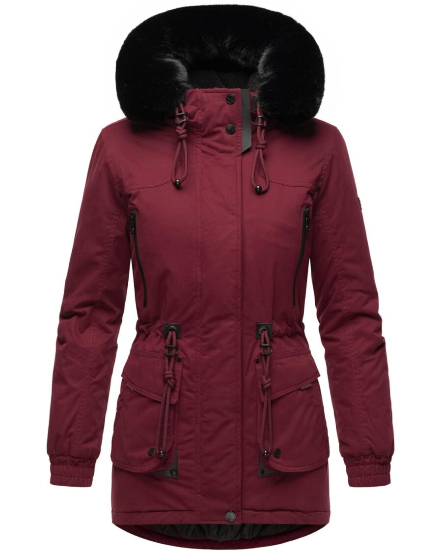NAVAHOO Téli parka  bordó-hu