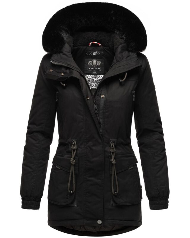 NAVAHOO Téli parka  fekete-hu