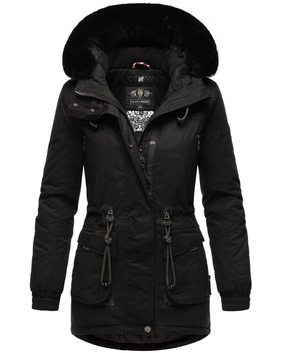 NAVAHOO Téli parka  fekete-hu