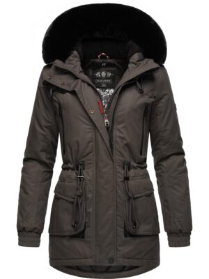 NAVAHOO Téli parka  olíva / fekete-hu